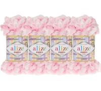 Alize Puffy Color Babydeckengarn, 400 g, 100 % Mikropolyester, weiches Garn, Handstrickgarn (5863)