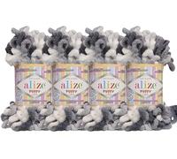 Alize Puffy Color Babydeckengarn, 400 g, 100 % Mikropolyester, weiches Garn, Handstrickgarn (5925)