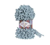 Alize Puffy Feines Garn für Babydecke, 5 Knäuel, 500 g, 50 m, 100 % Micropolyester, weiches Garn, Babydecke, Handstrickgarn, Super Chunky Bulky Woven Worested Yarn (414)