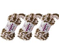 Alize Puffy Loop-Garn, 450 g, 38 m, 100 % Mikropolyester, weiche Decke und Samtgarn, leicht zu stricken, keine Nadeln oder Haken