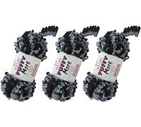 Alize Puffy Loop Yarn More Yarn Lot of 3skn 450,8 g 38 Yds 100% Micropolyester No Needles No Hooks Soft Yarn Blanket Velvet Yarn Easy Knitting Yarn (6284)