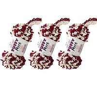 Alize Puffy Loop Yarn More Yarn Lot of 3skn 450,8 g 38 Yds 100% Micropolyester No Needles No Hooks Soft Yarn Blanket Velvet Yarn Easy Knitting Yarn (6271)