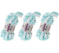 Alize Puffy Loop Yarn More Yarn Lot of 3skn 450,8 g 38 Yds 100% Micropolyester No Needles No Hooks Soft Yarn Blanket Velvet Yarn Easy Knitting Yarn (6269)