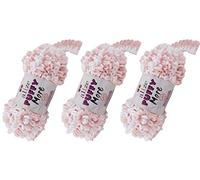 Alize Puffy Loop Yarn More Yarn Lot of 3skn 450,8 g 38 Yds 100% Micropolyester No Needles No Hooks Soft Yarn Blanket Velvet Yarn Easy Knitting Yarn (6272)