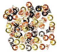 Alkan Eyelets Ösen 5 mm 100-tlg Eisen vernickelt bunt