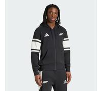 All Blacks Leisurewear Kapuzenjacke, durchgehender Reißverschluss Black / Off White 3XL