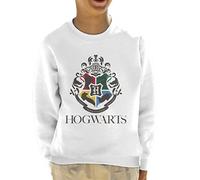 All+Every Harry Potter Hogwarts All Houses Crest Kid's Sweatshirt