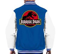 All+Every Jurassic Park Classic Yellow Outline Logo Men's Varsity Jacket