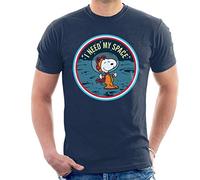 All+Every Peanuts Snoopy On The Moon I Need My Space Men's T-Shirt