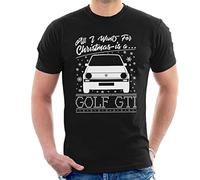 All+Every Volkswagen Christmas All I Want for Xmas is A Golf GTI Men's T-Shirt