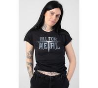 All For Metal - Legends Logo - Girly - Schwarz - L - 100% Baumwolle Schwarz L