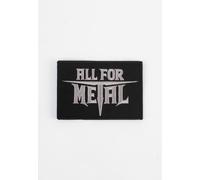 All For Metal - Logo - Aufnäher - Schwarz - Onesize - 100% Polyester Schwarz Onesize
