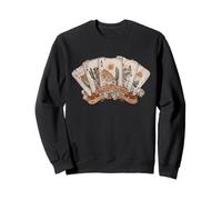 All Good Thing Are Wild and Free Pokerkarte Western Country Sweatshirt