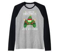 All I Want for Christmas is Joy Sticks Videospiele Gamer Fun Raglan