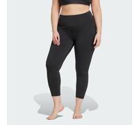 adidas All Me 7/8-Leggings - Große Größen, Farbe Schwarz, Größe XXL