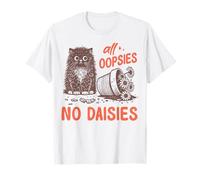All Oopsies No Daisies Adorable Kitty Fun Funny Cat Graphic T-Shirt