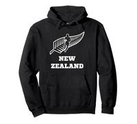 All Rugby Blacks Apparel Unisex-Erwachsene Hoodie Schwarz Klein