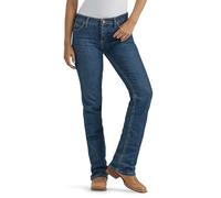 Wrangler All Terrain Gear by Damen Ultimative Riding Q-Baby Bootcut Jeans, blau, 1W x 32L