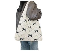 Allbestop Gehäkelte Strandtasche Damen, Boho Umhängetasche Sommer Geflochtene Tasche Für Den Sommer Damen Gehäkelt Umhängetasche Boho Tote Bag Flechttasche Strand