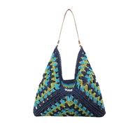 Allbestop Häkeltasche Für Damen, Gehäkeltes Netzgewebe Umhängetasche Für Frauen Handtasche Beige Klein Big Bag Ästhetische Boho-Stricktasche Frauen Sommer Geschenk