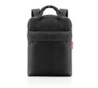allday backpack M iso black - vielseitiger Tages-Rucksack, Hangepäck, für Arbeitsweg, Shoppingtour oder City-Trip