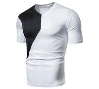 Alle Tshirt Leinen Herren Hemd Weiss Langarm T-Shirt Dünner Stoff Halloween Langarmshirt Sommer