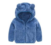 Allence Neugeborenes Baby Mädchen Fleecejacke Herbst PlüSchjacke Winter Fleece Jacke Mit Kapuze Reißverschluss Kapuzenmantel Umhangjacke Dicke Warme Kleidung Oberbekleidung Wollfleece Wintermäntel