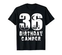 Alles Gute zum 36. Geburtstag, Camper, 36 Jahre, Camping, Party, Junge, Mädchen T-Shirt