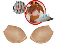 alles-meine.de GmbH 2 er Set - BH Einlagen/Schalen aus Silikon - mit Push Up Effekt - Brusteinlage & Einlage - Größe S - in Hautfarben