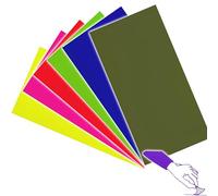 alles-meine.de GmbH 2 Stück Selbstklebende - Nylon Stoff - Reparatur - Sticker/Bügel Flicken - bunter Farb-Mix - 20 cm * 10 cm - Stoff - selbstklebend/und oder zum Aufbügel..