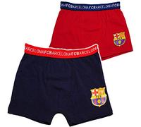 alles-meine.de GmbH 2 TLG. Set - Slips/Boxershorts - Fußball - FC Barcelona - FCB - Größe 6 bis 8 Jahre - Gr. 128 bis 140-100% Baumwolle - für Jungen Kinder - Boxershort SLI..