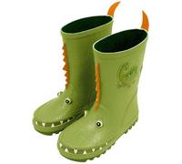 alles-meine.de GmbH 3-D Gummistiefel Naturkautschuk - Dinosaurier - Gr. 27 - für Kinder Regenstiefel/Matschstiefel Stiefel Dino Saurier