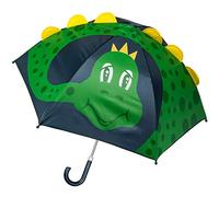 alles-meine.de GmbH 3D Effekt - Kinderschirm/Regenschirm - Dinosaurier/Drache/Krokodil - Ø 75 cm - Kinder - Stockschirm - groß mit Griff - Einklemmschutz - Regenschirme - f..