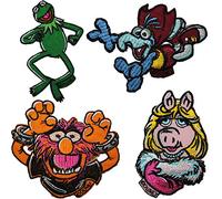 alles-meine.de GmbH 4 Stück Bügelbilder/Applikation/Aufbügler - Die Muppet Show - 9,8 cm * 6,1 cm - Aufnäher/gewebte Flicken - zum Aufbügeln Aufkleben Aufnähen - Bügeln -..
