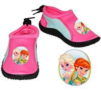 alles-meine.de GmbH Aquaschuhe/Schwimmschuhe - Anti Rutsch Sohle - Gr. 32/33 - " die Eiskönigin - Frozen - rutschfeste & verstellbare NEOPREN Schuhe Schuh/Badeschuhe mit P..