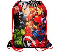 alles-meine.de GmbH Beutel/Tasche Sportbeutel - Turnbeutel - Schuhbeutel Avengers - wasserdicht - wasserabweisend abwischbar - für Kinder Erwachsene Matchbeutel Einkaufstas..