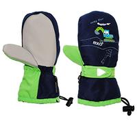 alles-meine.de GmbH Fausthandschuhe - Bagger - Auto dunkel blau - Gr. 2-3 Jahre - mit langem Schaft - Thermo gefüttert Handschuhe Thermohandschuhe - wasserdicht + atmungsak..