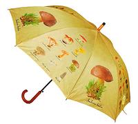 alles-meine.de GmbH großer XXL - Regenschirm - Automatik - Pilze - Waldpilze/Herbst - Ø 122 cm - Stockschirm mit Griff - Regenschirme - für Erwachsene - Partnerschirm/Partner..