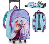 alles-meine.de GmbH Kinder - Reiseartikel & Taschen - Verschiedene Artikel frei wählbar - 2 in 1 - Kinder Trolley & Rucksack - die Eiskönigin - Frozen - wasserabweisend & beschic..