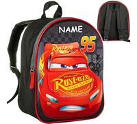 alles-meine.de GmbH Kinder - Reiseartikel & Taschen - Verschiedene Artikel frei wählbar - 3D Effekt - Kinder Rucksack - Cars - Auto - Lightning McQueen - inkl. Name - Tasche - wa..