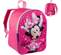 alles-meine.de GmbH Kinder - Reiseartikel & Taschen Verschiedene Artikel frei wählbar_Kinder Rucksack 3D Effekt - Minnie Mouse - Tasche - wasserfest & beschichtet - Kinder..
