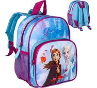 alles-meine.de GmbH Kinder Rucksack die Eiskönigin - Frozen Tasche - wasserfest & beschichtet - Kinderrucksack - 2 Fächer - groß Kind - Jungen Mädchen - Kindergartentasche - ..