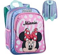 alles-meine.de GmbH Kinder Rucksack - - Minnie Mouse - inkl. Name - Tasche - beschichtet & wasserfest - Kinderrucksack/groß Kind - Mädchen - z.B. für Kindergarten/Vorschule /..