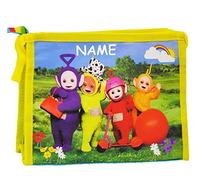 alles-meine.de GmbH Kosmetiktasche/Waschtasche - Teletubbies - incl. Name - Kinder & Baby/Teletubbie - Tinky-Winky/Dipsy/Laa-Laa/Po - z.B. für Kinderzahnbürste & Ba..