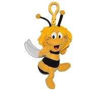 alles-meine.de GmbH Plüschtier/Schlüsselanhänger - die kleine Biene Maja - Bienen Honig Honigbiene Plüsch Anhänger gelb schwarz Streifen - Anhänger für Schlüssel & Kuschelt..
