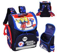 alles-meine.de GmbH Schulranzen - Minnion - Ich einfach unverbesserlich - Vespa - SUPERLEICHT & ergonomisch + anatomisch - Schulrucksack/mit Reflektor - Tasche - wasserfest..