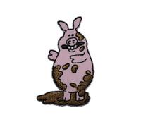 alles-meine.de GmbH Shaun das Schaf 3,5 cm * 5,5 cm Bügelbild Aufnäher Applikation Schwein Schweine