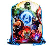 alles-meine.de GmbH Sportbeutel - Turnbeutel - Schuhbeutel - Avengers - wasserabweisend abwischbar - für Kinder - Kinderbeutel/Schlafsack - Schulbeutel Kindergarten - Jungen / ..