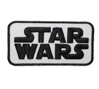 alles-meine.de GmbH Star War 8,5 cm * 4,5 cm Bügelbild Aufnäher Applikation The Clone Wars Starwars Logo Emblem Wappen