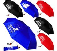 alles-meine.de GmbH Taschenschirm - AUTOMATIK - lustige Sprüche - Farb-Mix - ø 100 cm - großer Regenschirm/Kinderschirm/Erwachsenenschirm - Automatikregenschirm/Partner..